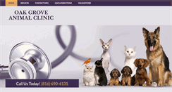 Desktop Screenshot of oakgroveanimalclinic.com